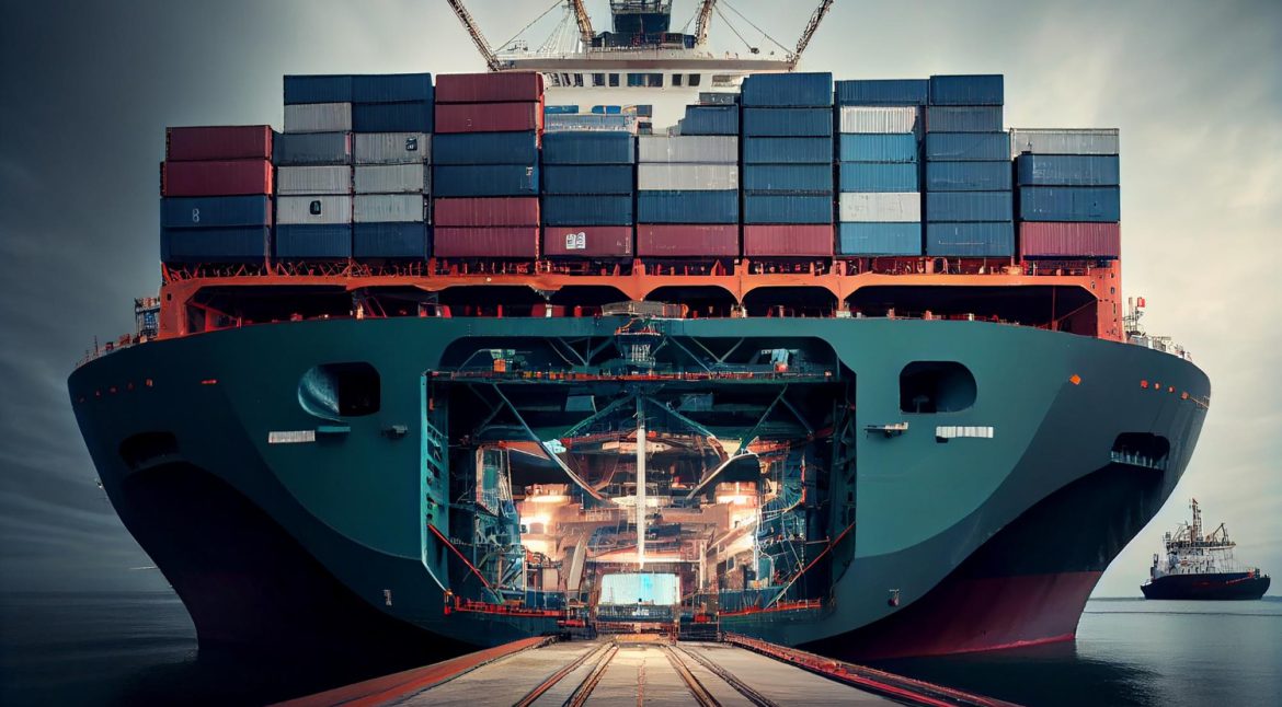 "Speciality IMCO Cargo", a photo of a specialized shipment, with IMCO classifying it to indicate the safe transport of hazardous materials. The cargo has been packaged and labelled to comply with international regulations.